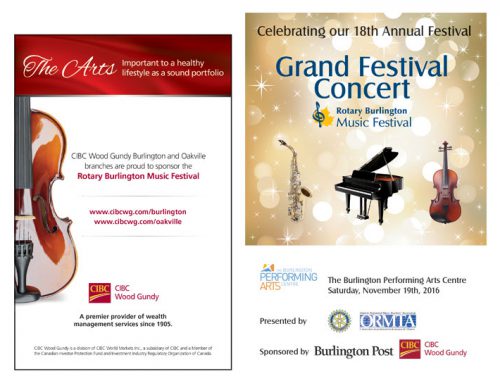 Festival Concert Program